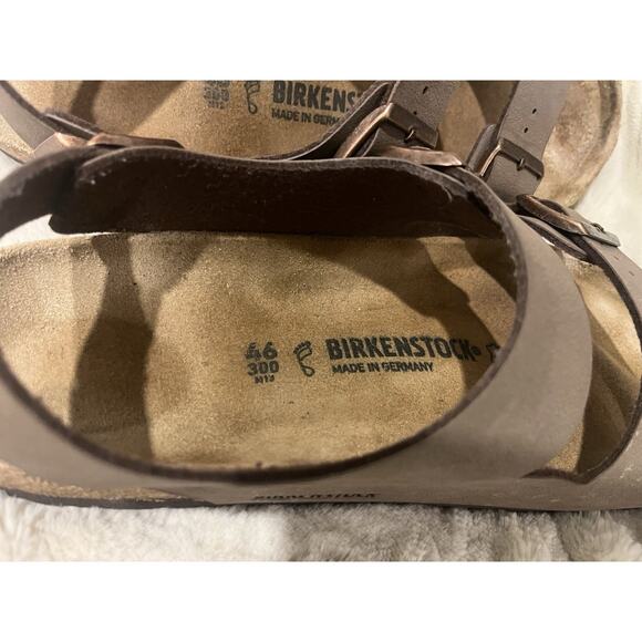 Birkenstock Milano Sandals - Size 46 - Taupe Leather - Made in Germany - Used - Picture 5 of 9